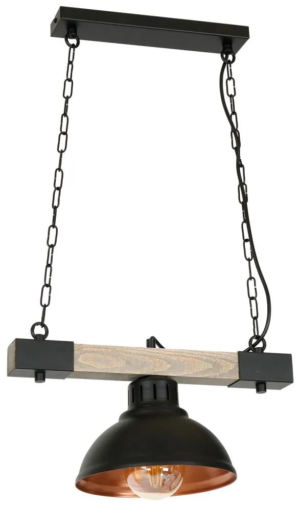 Csillár láncon HAKON 1xE27/60W/230V