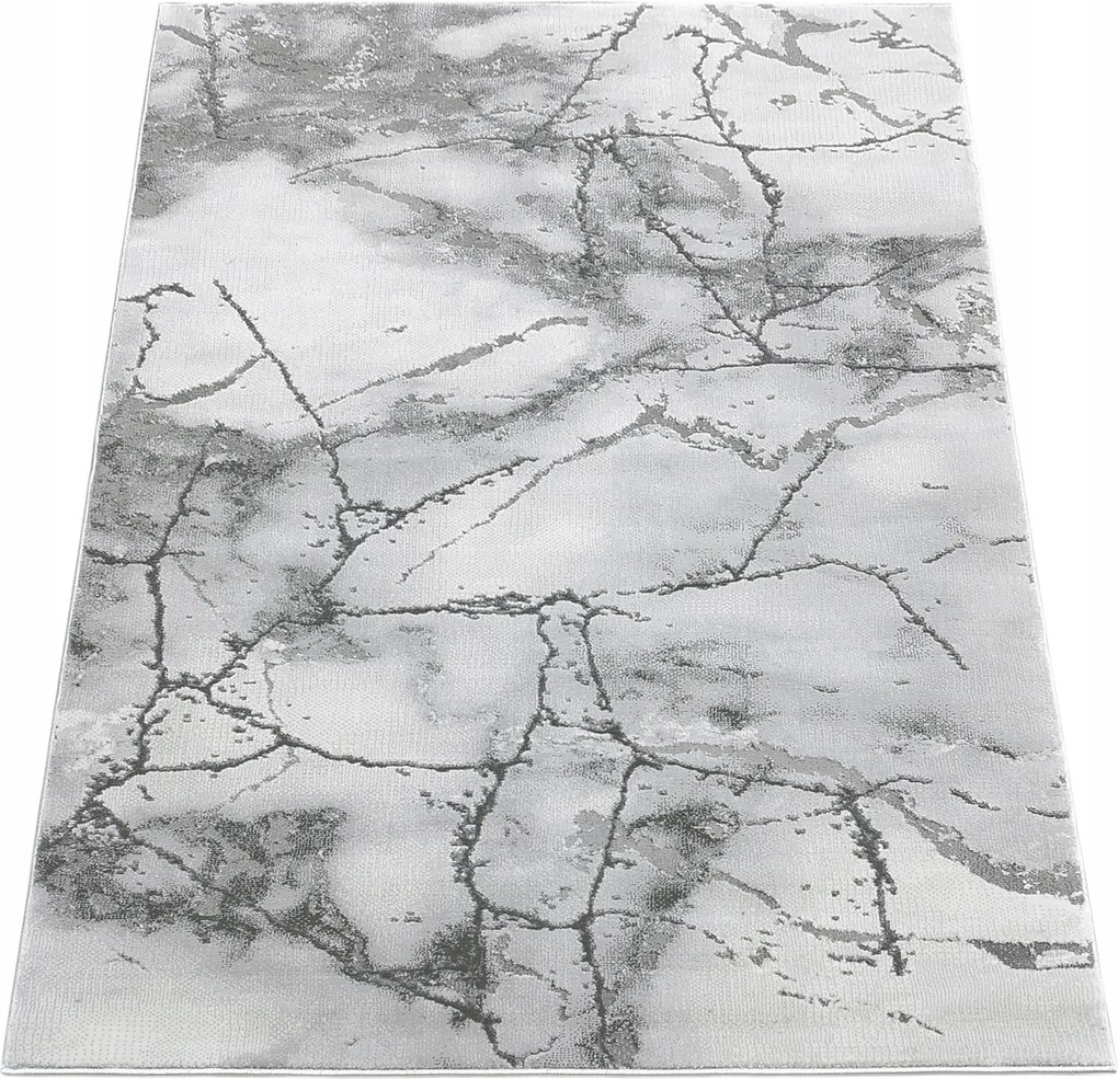 Szőnyeg 160x220 Modern Nappaliba Szürke Márvány