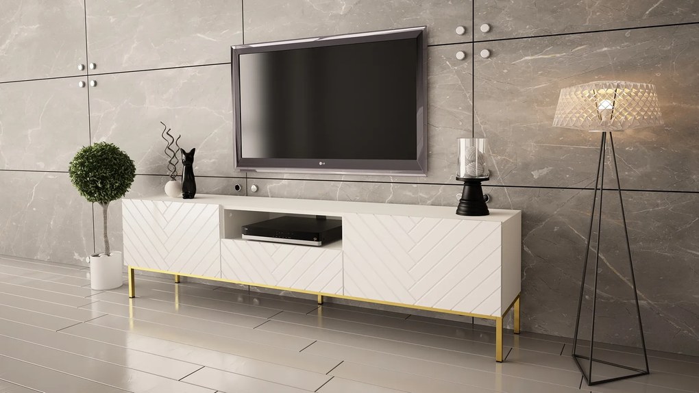TV asztal/szekrény Gallina (fehér). 1057932