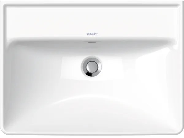 Duravit 2366600060 - D-NEO falra szerelhető mosdó 60x44 cm, kerámia, fényes fehér
