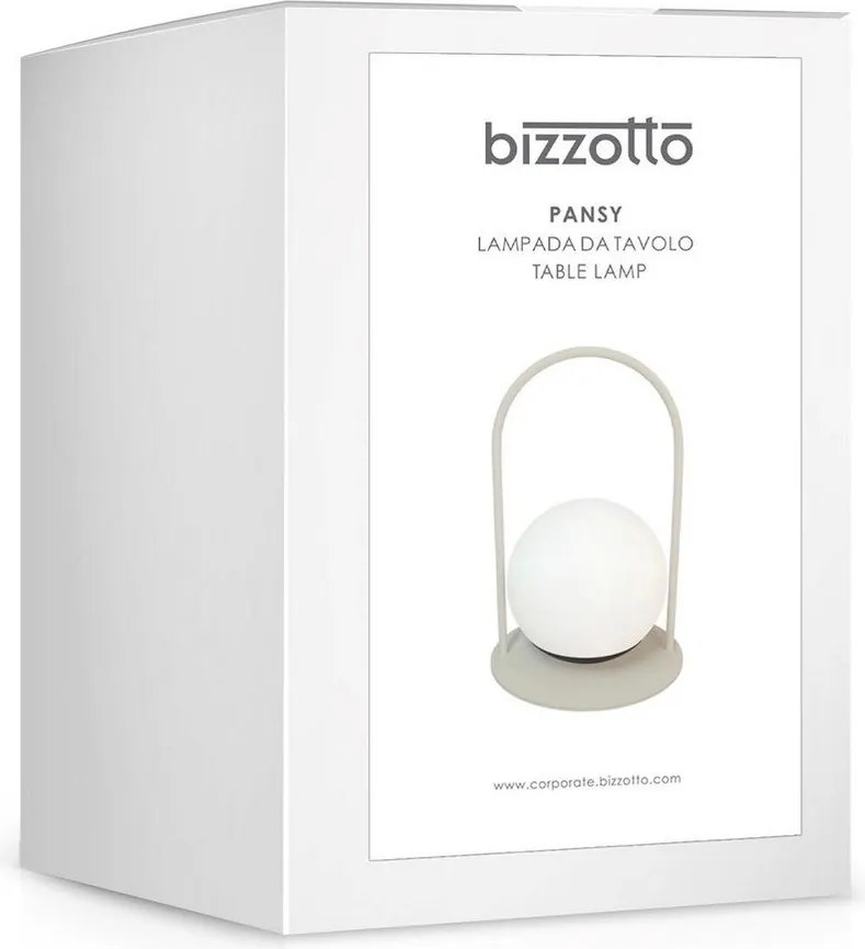 USB LED asztali dimmelhető kültéri lámpa ø 13,5 cm Pansy – Bizzotto