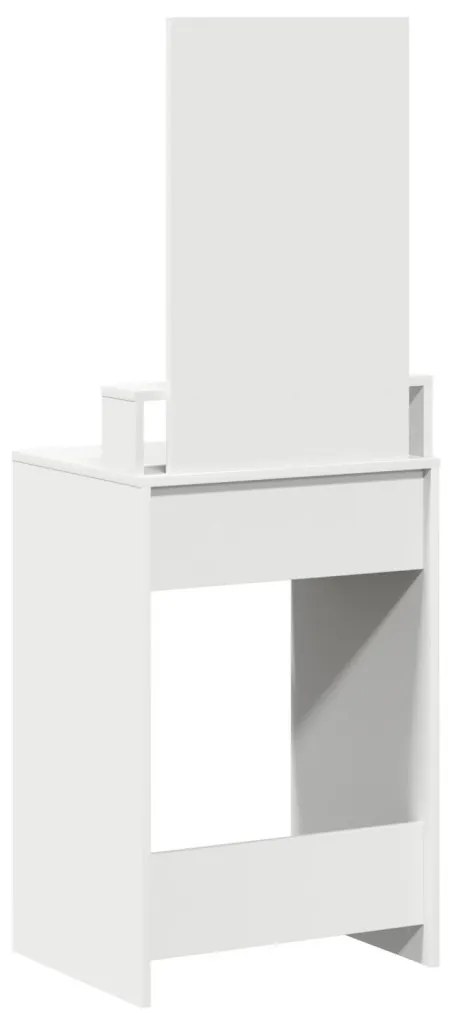 Sminkasztal Fiókokkal - Fehér, 50x41x140 cm