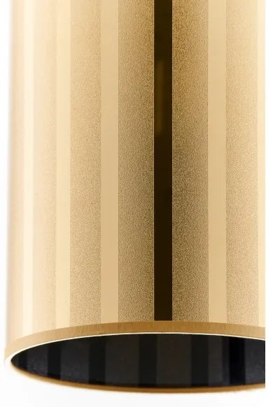 Jupiter 2090 - Kábeles csillár CORTINA 1xE27/15W/230V arany/fekete