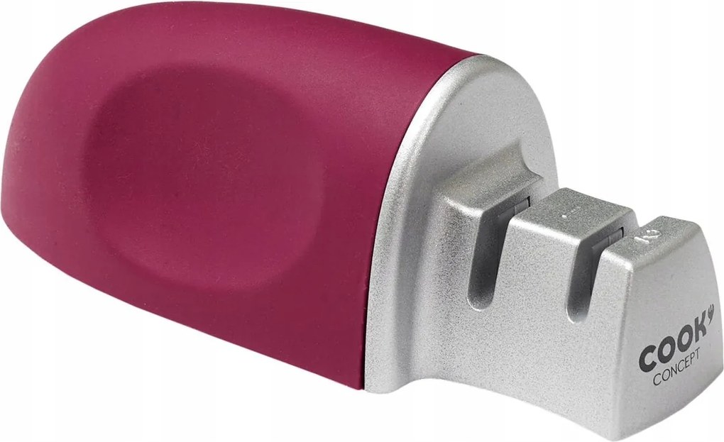 Késélező bordó Rozsdamentes Acél És Műanyag