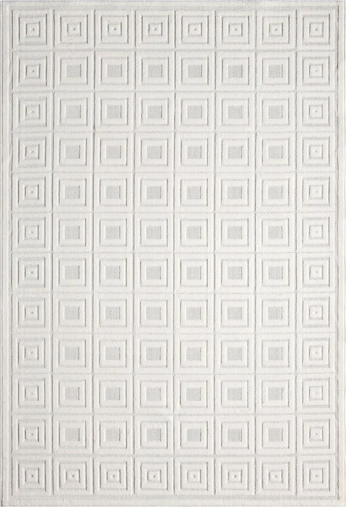 Modern Szőnyeg 80X150 CM Krémszínű Hálószoba Nappali Campino 370 Creme