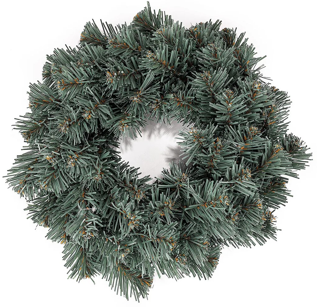 Műkoszorú ezüstfenyő, 25 cm