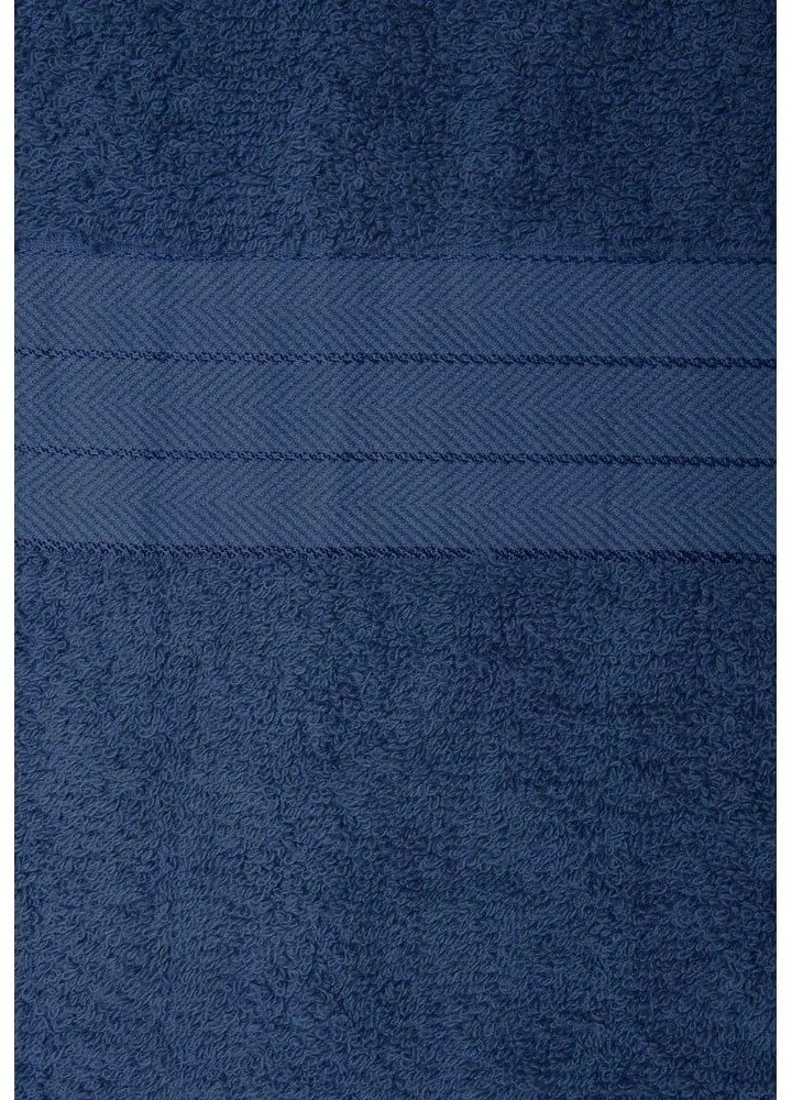 Sötétkék pamut törölköző szett 4 db-os 50x100 cm – Good Morning