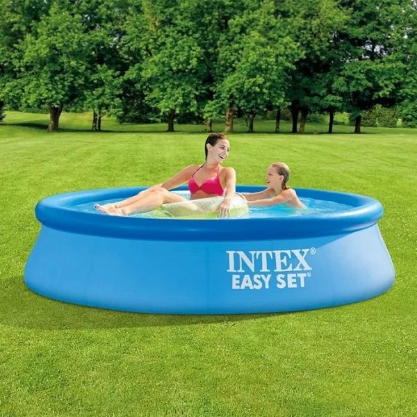 INTEX Easy Set 305 × 61 cm felfújható kerti medence szűrőszivattyúval (28118NP)