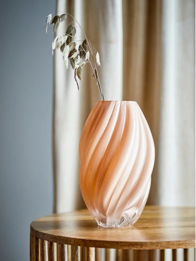 Narancssárga üveg váza (magasság 30 cm) Kanji – Bloomingville