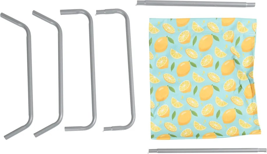 Összecsukható strandnyugágy SAND LEMON, színes kivitel