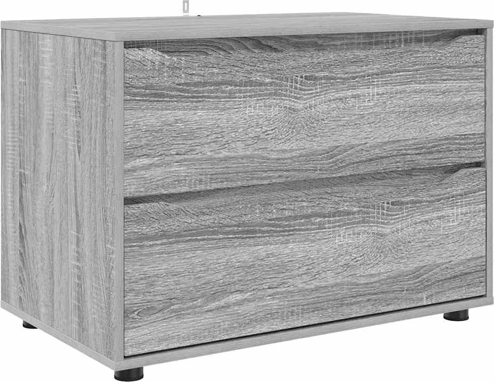vidaXL Tárolószekrény Szürke Sonoma 80 x 48 x 57 cm Faanyag