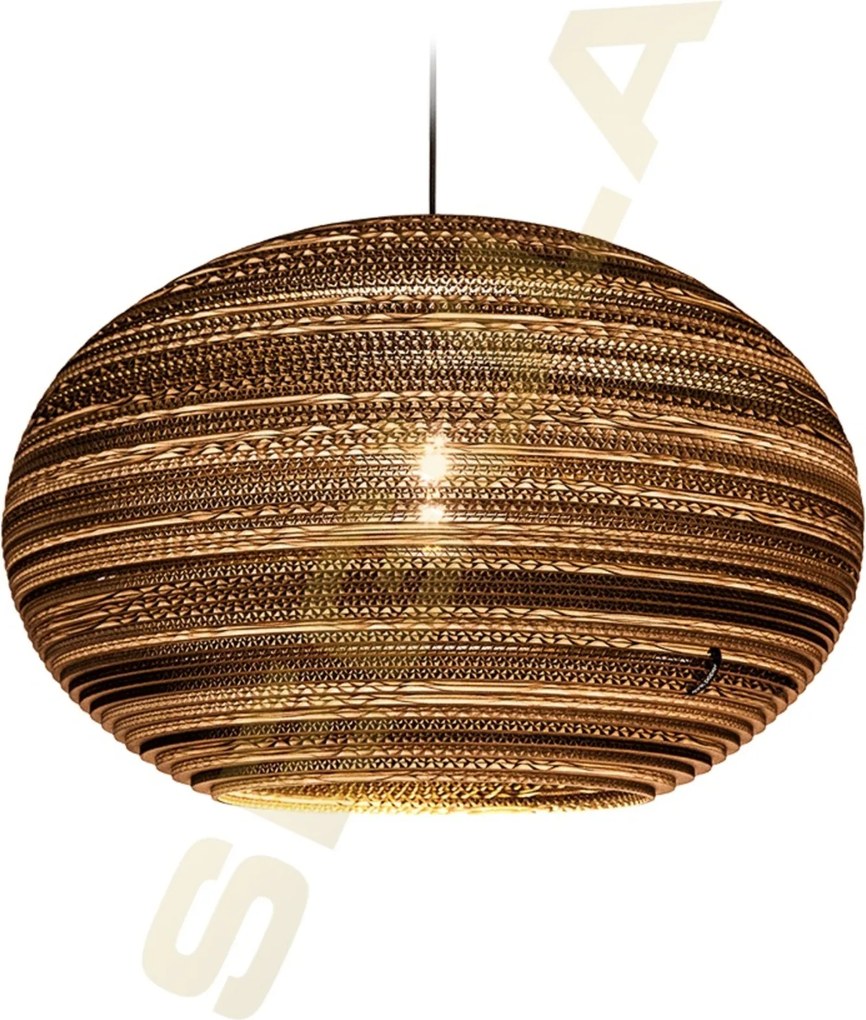 Segula 15040 dizájner függő papírlámpa, Lazy 640, Think Paper