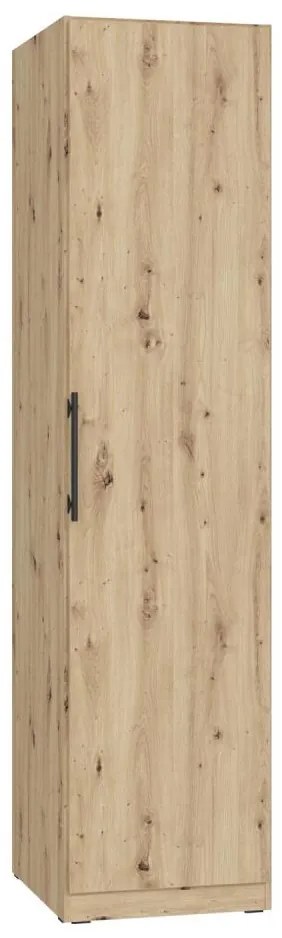 MARO gardróbszekrény 51x213 cm artisan tölgy