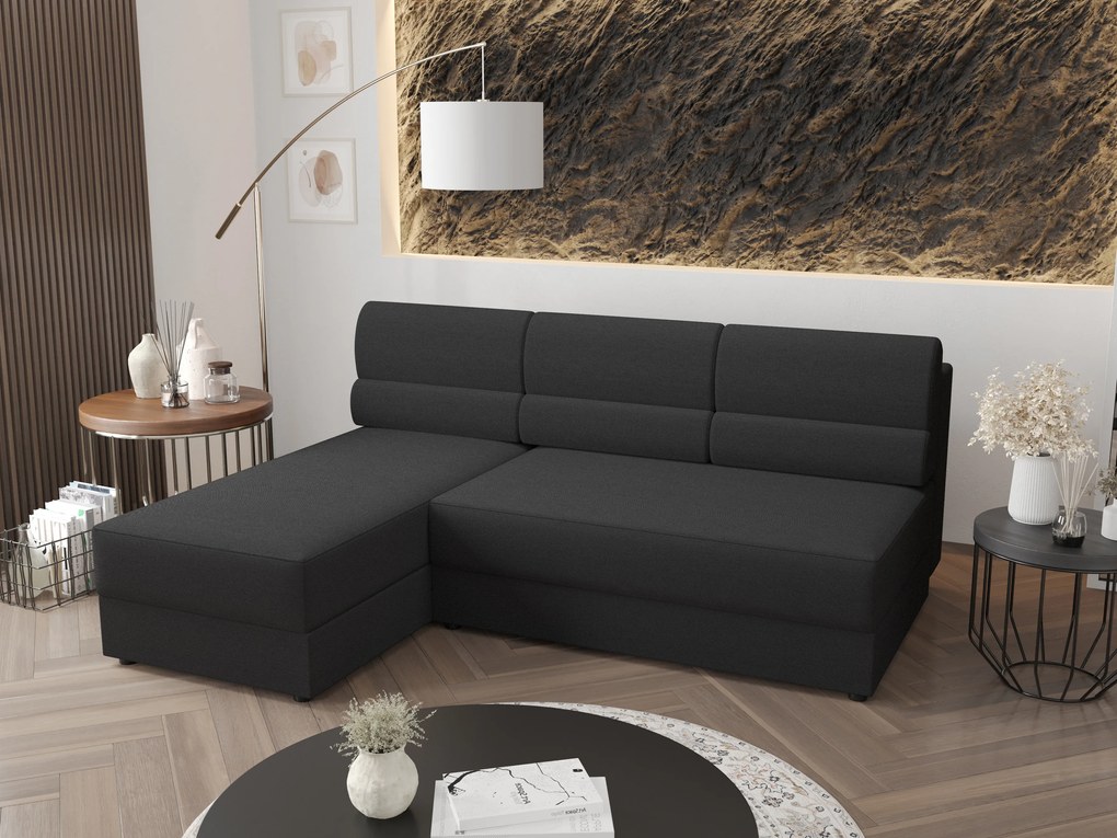 Sarok ülőgarnitúra Radiant L1 (fekete) (B). 1062195