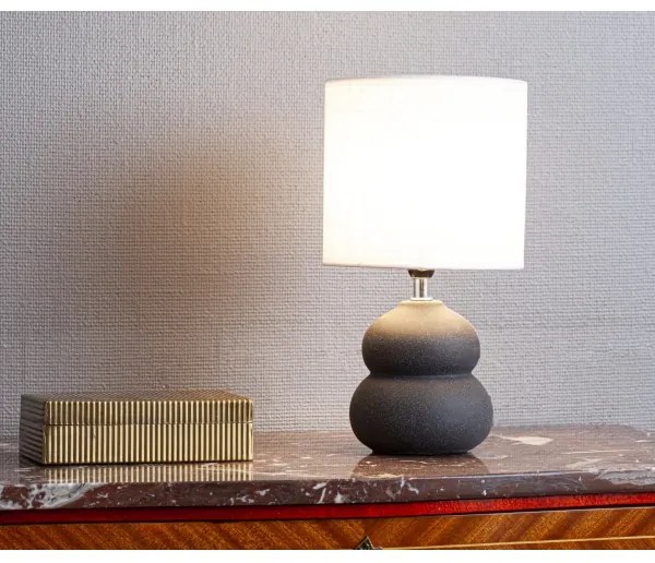 Cottex 8000120-4000 - LUCIE asztali lámpa 1xE14/8W/230V szürke