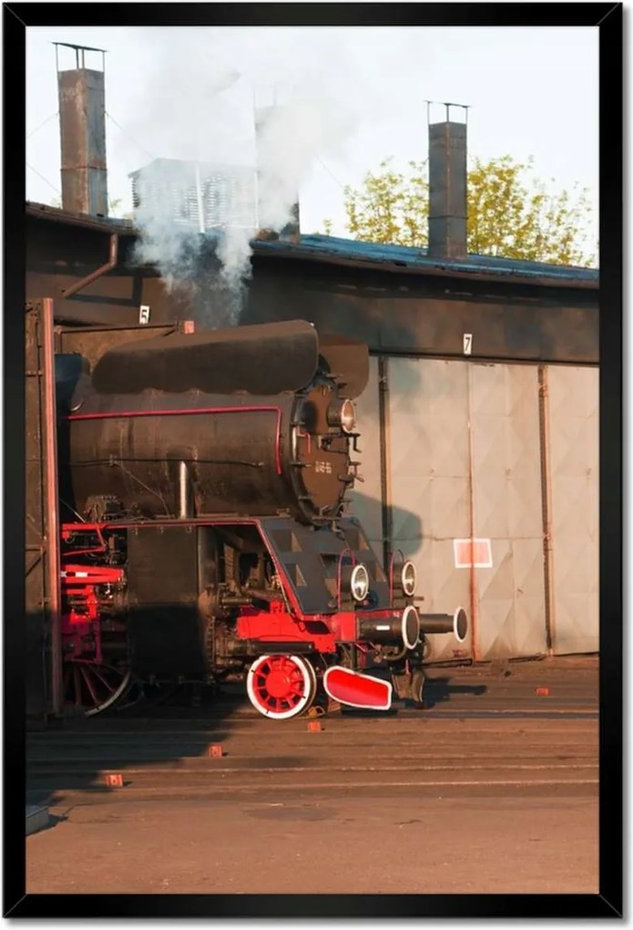 Poszterek keretben 40x60 Gőzmozdony Ol 49-69