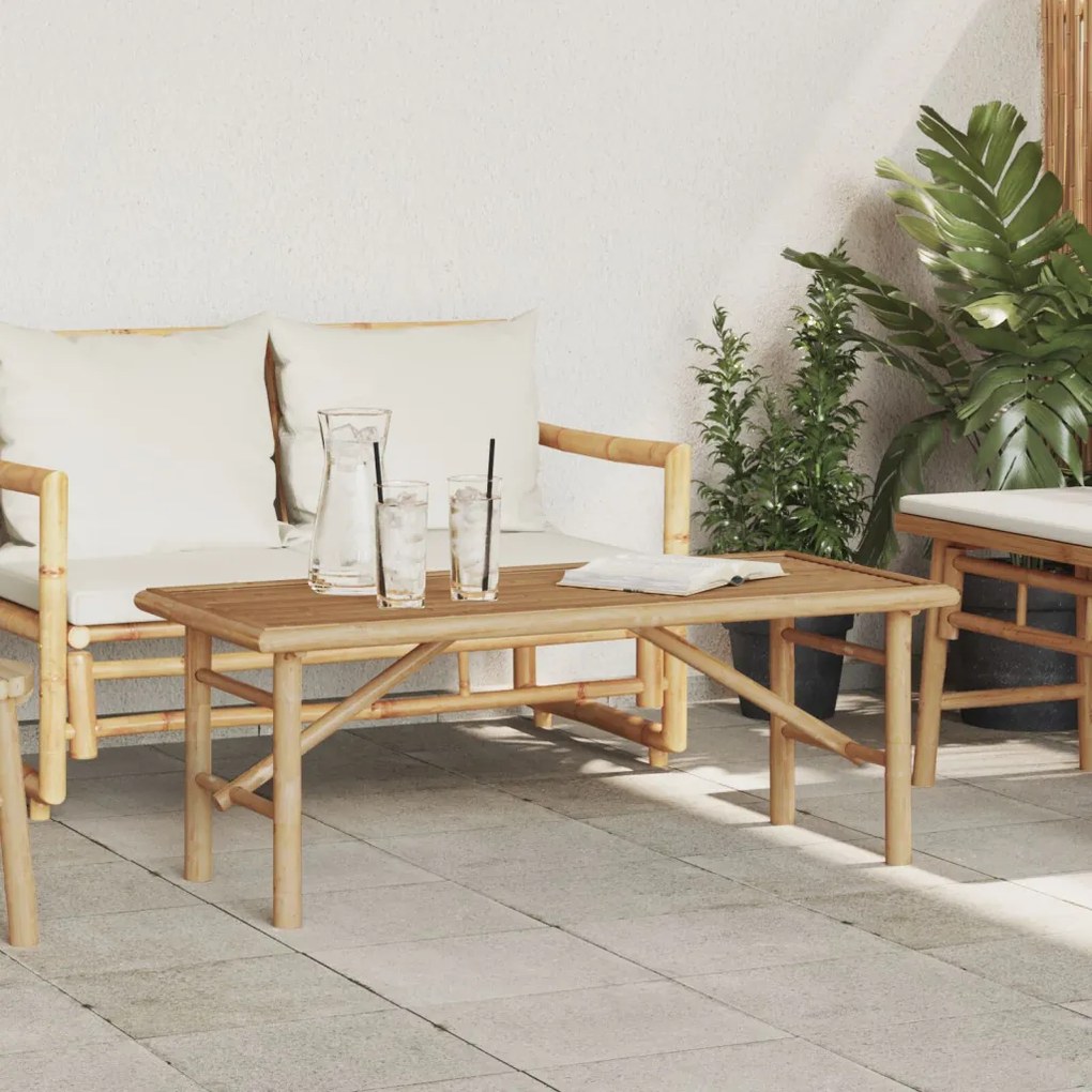 Dohányzóasztal Barna 110 x 50 x 43 cm bambusz