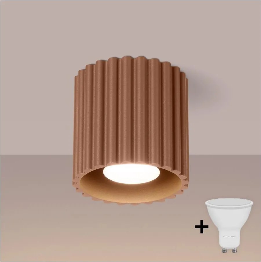 Brilagi - SFERA LED spotlámpa 1xGU10/10W/230V, átm. 10 cm, barna