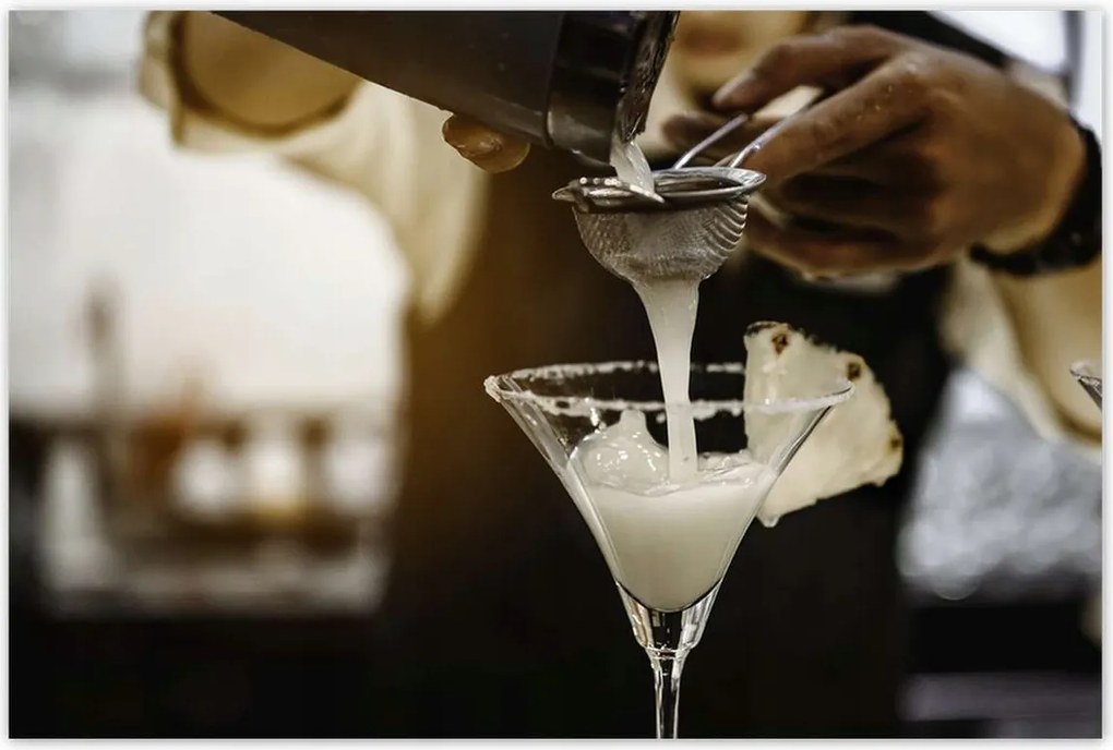 Poszterek 120x80 A csapos kinyitja a palackot