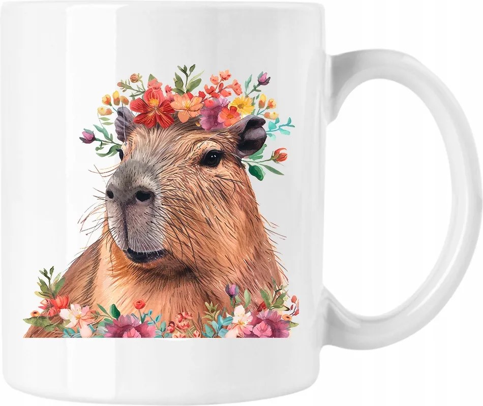 Kapibara bögre capibara fej 1 fehér 330ml