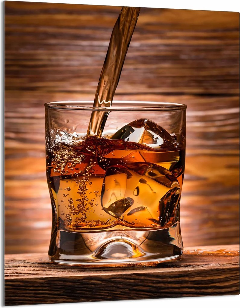 Üveg Vágódeszka 40x52 Whisky a Konyhába