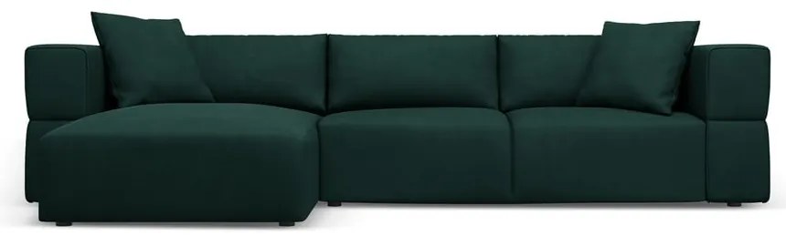 Zöld sarokkanapé (bal oldali) Esther – Milo Casa