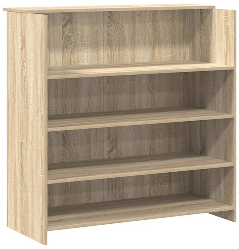 recepciós pult sonoma tölgy 180x50x103,5 cm szerelt fa