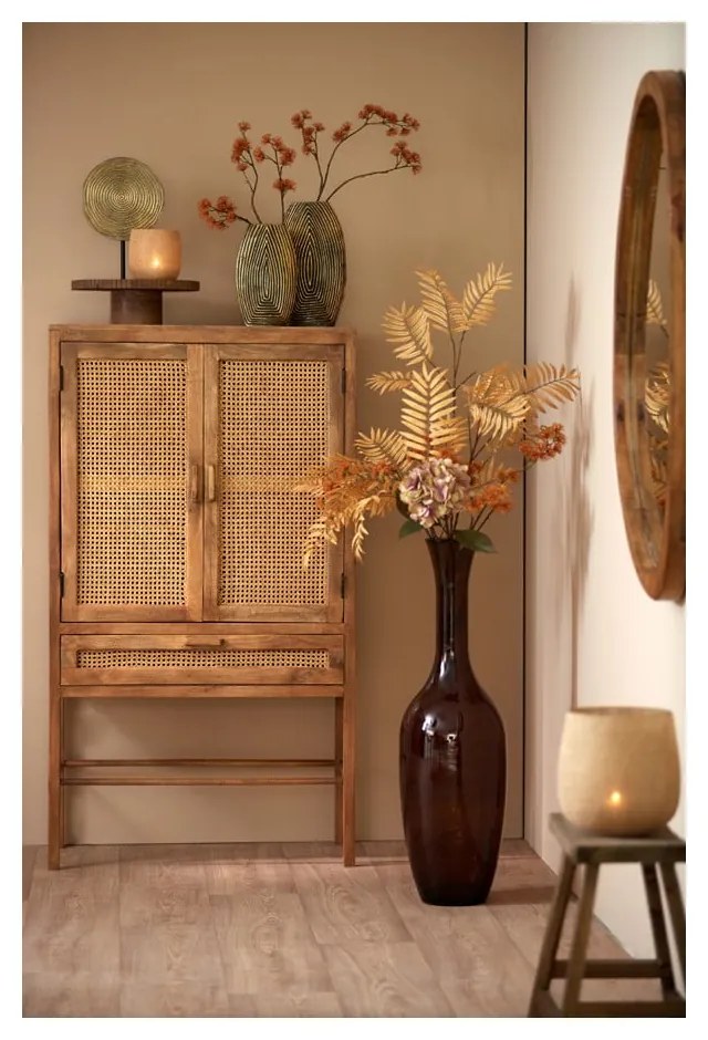 Fali tükör tömörfa kerettel 120x80 cm Sonora – Light & Living