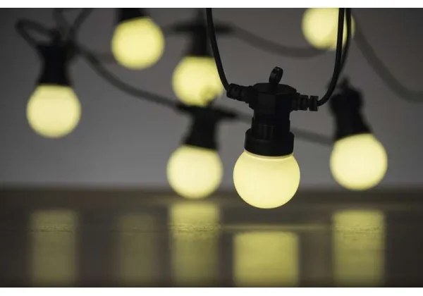 LED Kültéri dekorációs lánc 50xLED/10m IP44 fehér