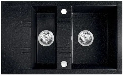 Mosogatótálca Novaservis fekete 79x17,6 cm DRGM34879HA