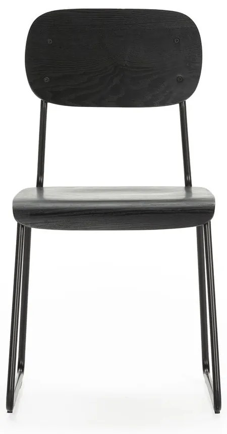 Fekete étkezőszék szett 2 db-os Aira – Marckeric