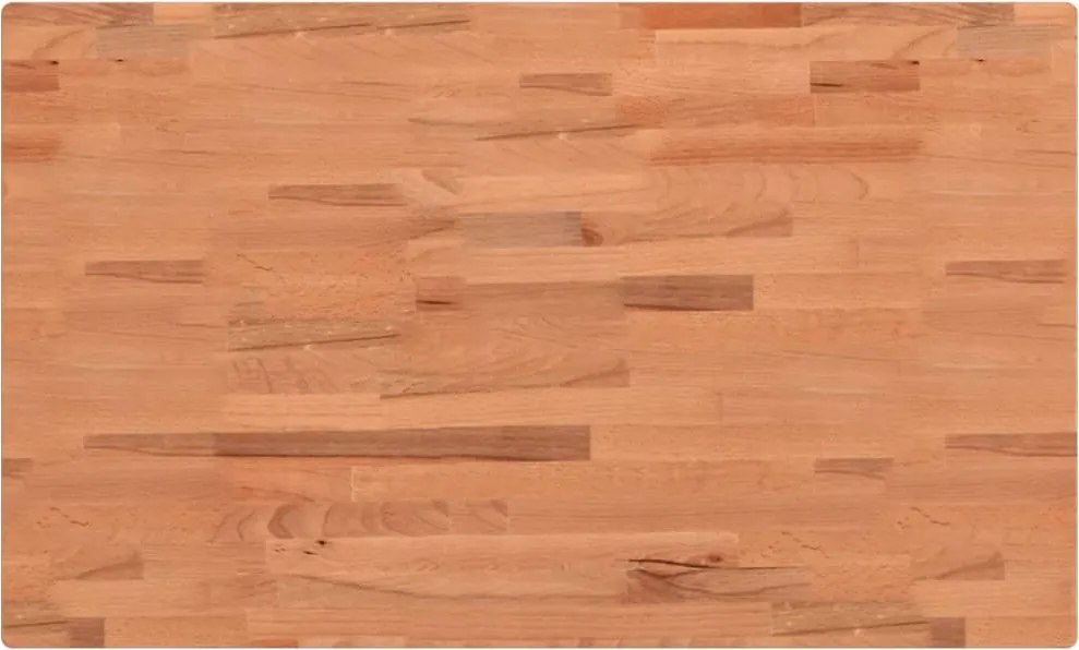 vidaXL tömör bükkfa fürdőszobai pult 100 x 60 x 4 cm