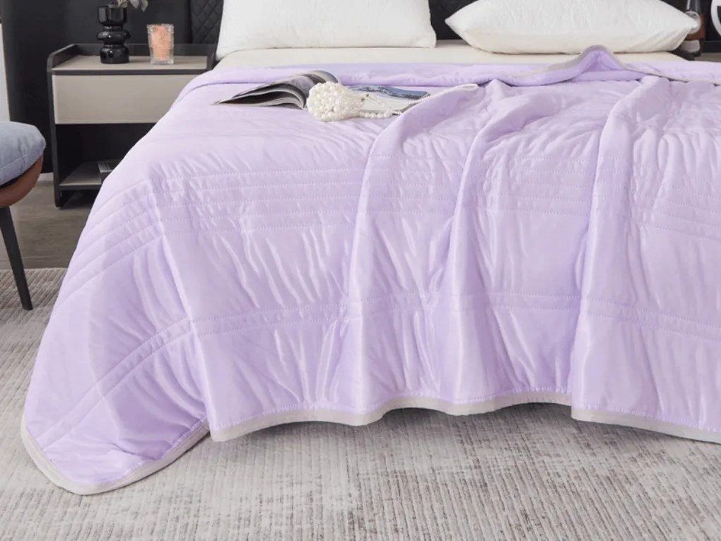 Hűsítő nyári paplan CELIA, lila Méret: 200 x 220 cm