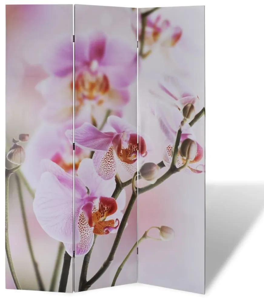 vidaXL virágmintás paraván 120 x 170 cm
