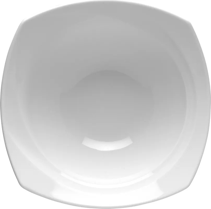 Lubiana Celebration Saláta tálaló Snackekhez Fehér Porcelán Tál 23 cm