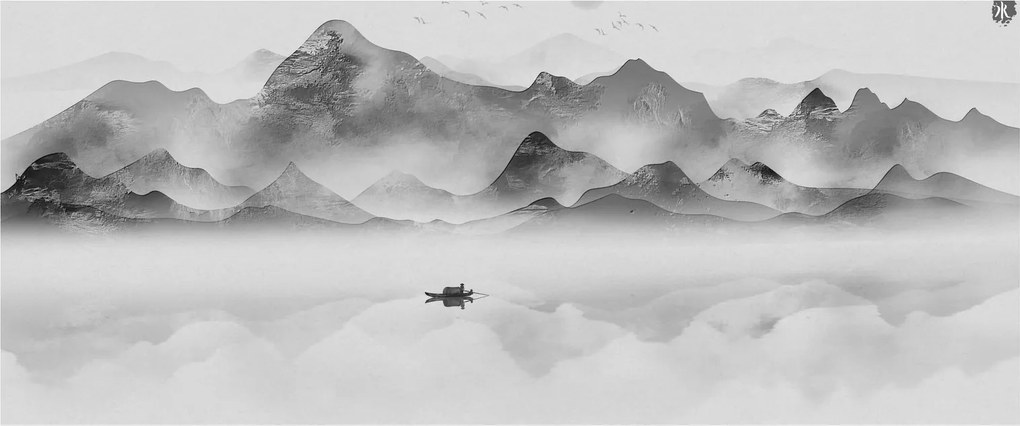 Kép - Japán tó (120x50 cm)