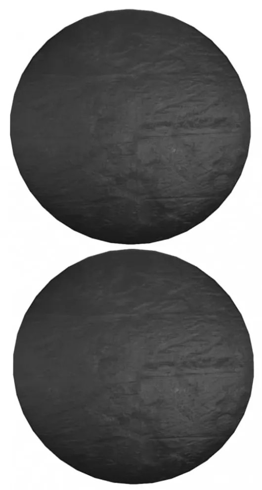 2 db kerek kerti bútorhuzat 6 fűzőlyukkal Ø125 x 75 cm