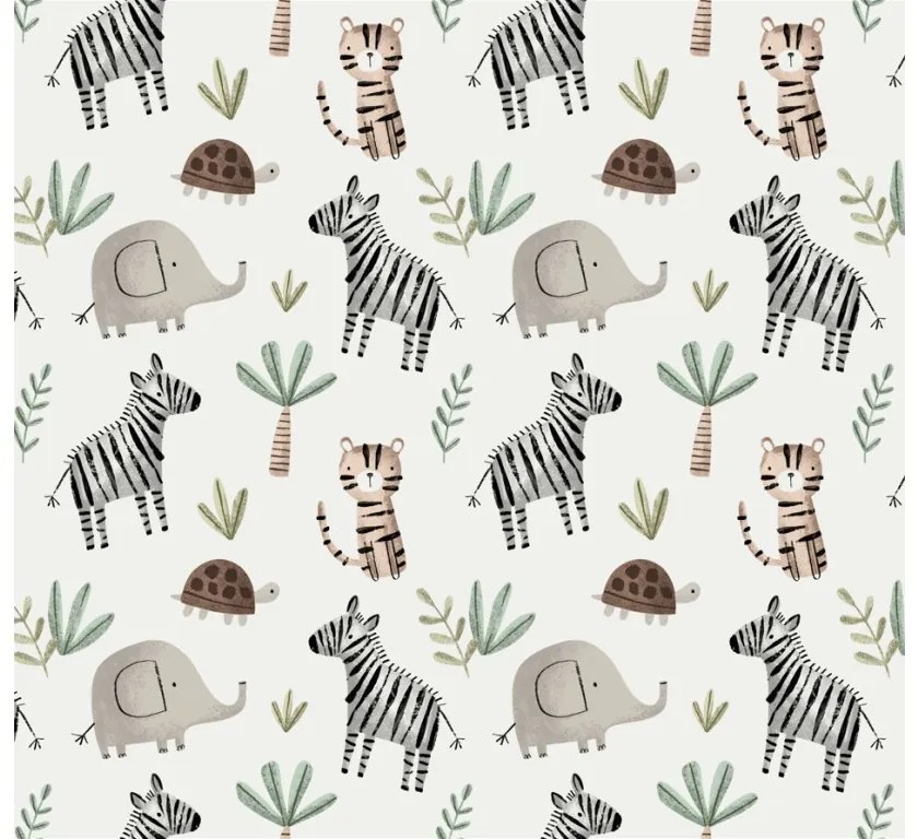 2 db Díszpárnahuzat szett JUNGARI 40x60 cm, krém színű