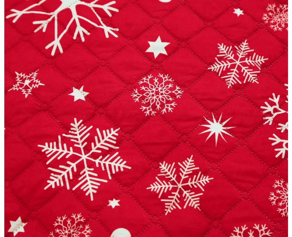 Ágytakaró SNOWFALL piros Méret: 220 x 240 cm
