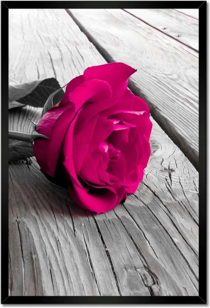 Poszterek keretben 40x60 Gyönyörű rózsa a hídon