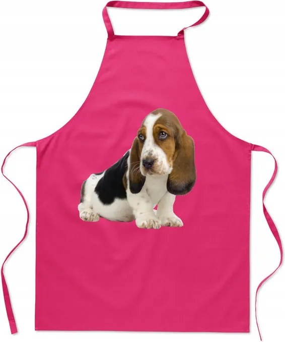 Konyhai kötény nyomtatás Basset Hound Kutya Fajták Divatos