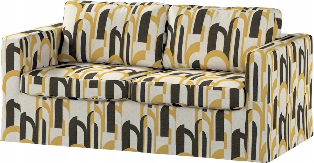 Karlstad 2 személyes kinyitható kanapé huzat Ikea narancssárga