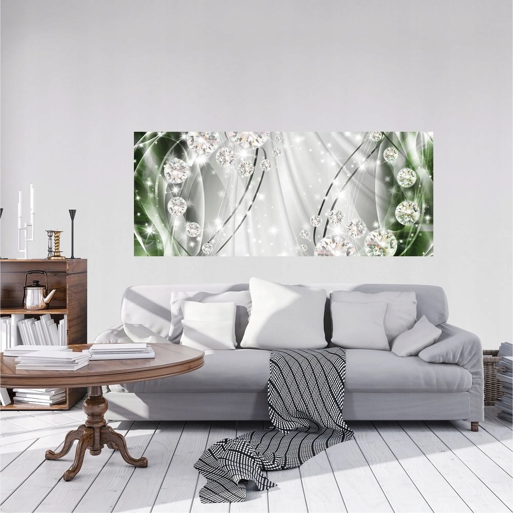 Flizelin fotótapéta Gyémántok Absztrakt Ragyogás Szikra Stílus 250x104 +ragasztó