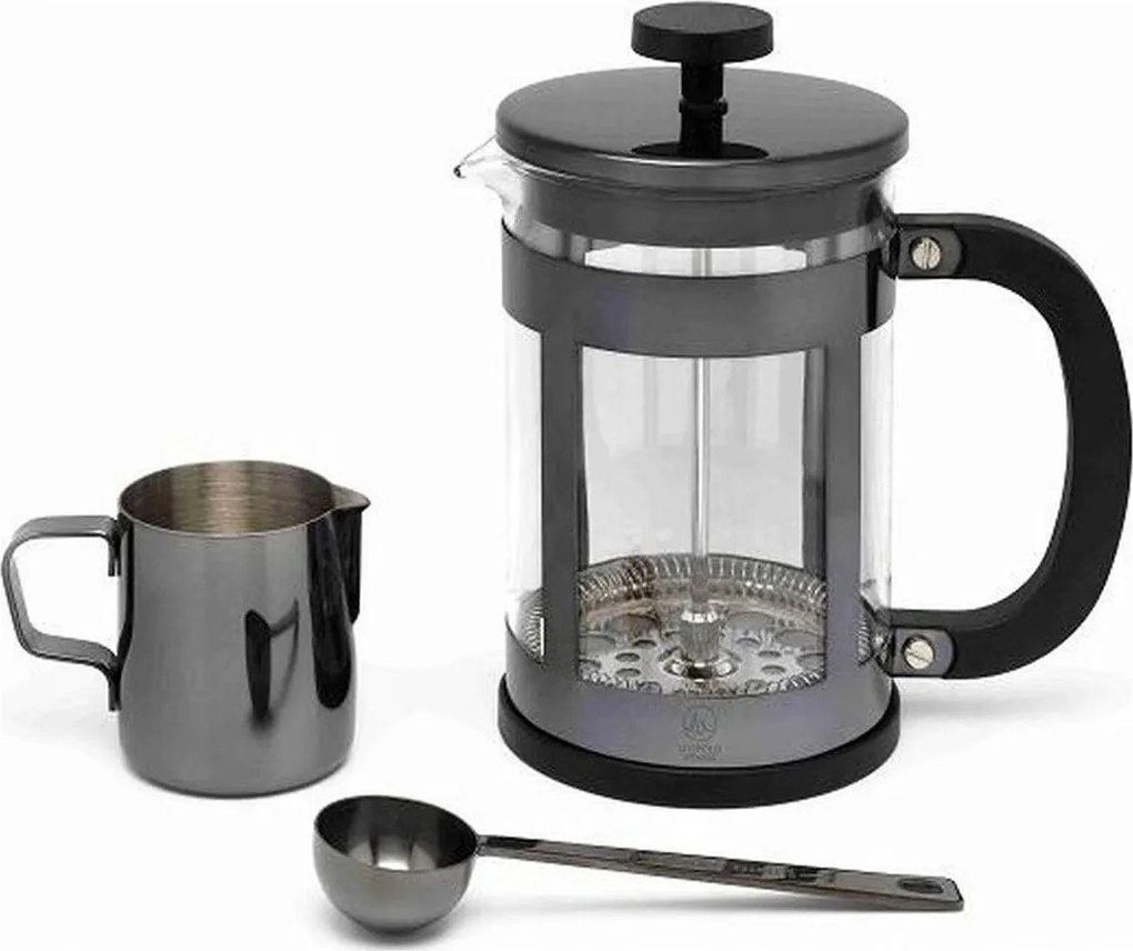 Vicenza kávéskészlet 0,8l, fényes fekete