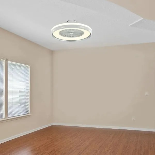 LED Mennyezeti lámpa ventilátorral LED/45W/230V 3000/4000/6500K szürke