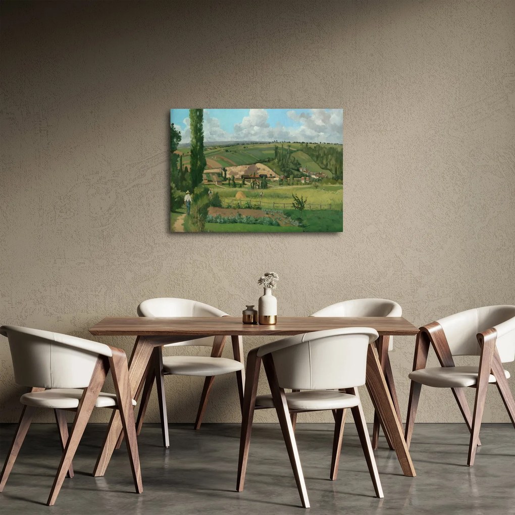 Kép - Camille Pissarro, Landscape at Les Pâtis, Pontoise, reprodukciók (70x50 cm)