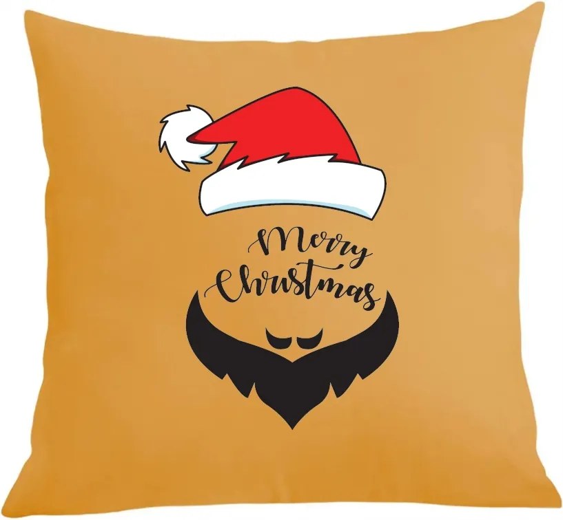 Karácsonyi párna párnahuzat Mikulás szakáll