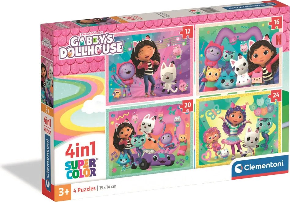 Gabi babaháza Dreamy 4 az 1-ben puzzle Clementoni