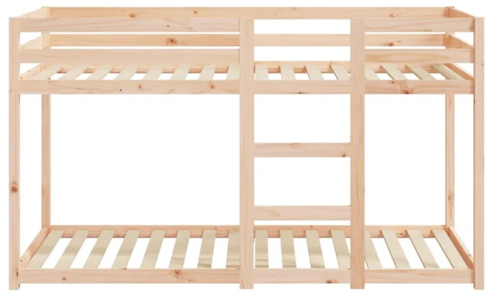 tömör fenyőfa emeletes ágy 75x190 cm