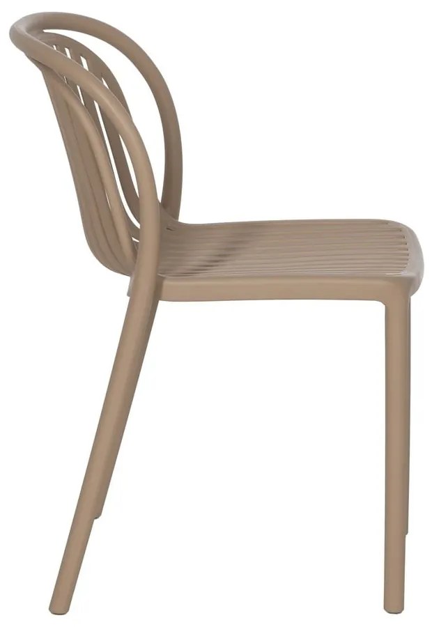 Bézs műanyag étkezőszék Alia – Ixia